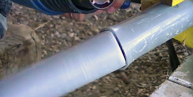 Kaip prijungti PVC vamzdžius be jungties