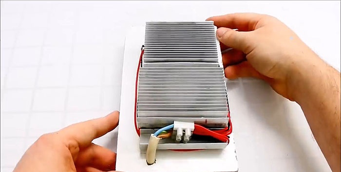 DIY air conditioner based on Peltier elements