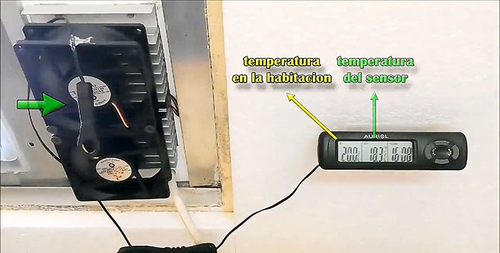 DIY gaisa kondicionieris uz Peltjē elementu bāzes