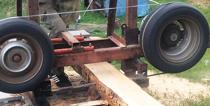 Paano gumawa ng sawmill mula sa mga scrap materials