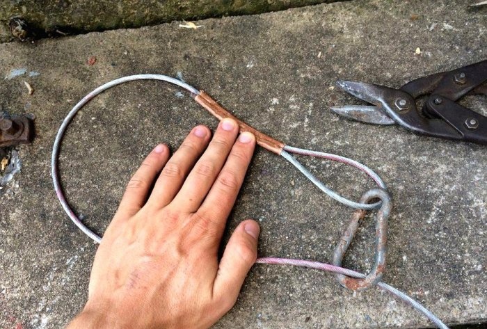 Hoe maak je een lus aan een kabel?