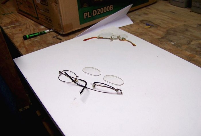 Reparació ràpida del marc d'ulleres