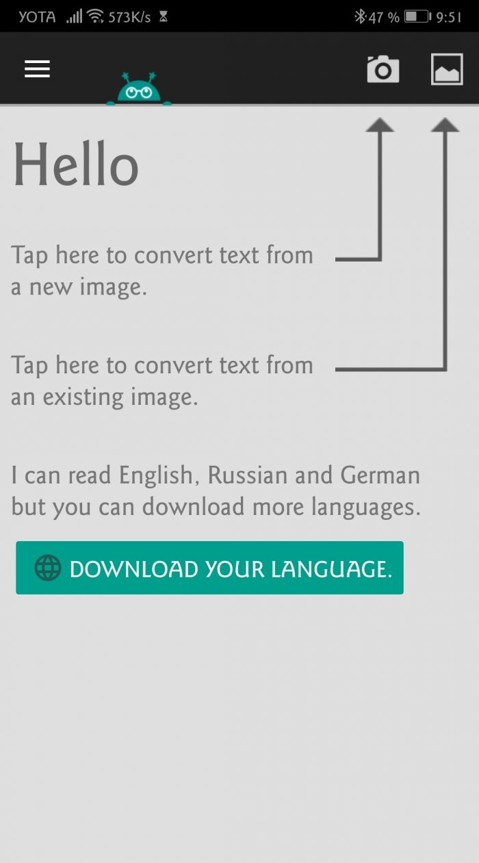 Text Fairy kopieert tekst van een afbeelding op Android