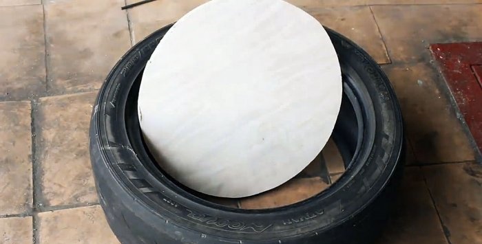 Coluna de pneus