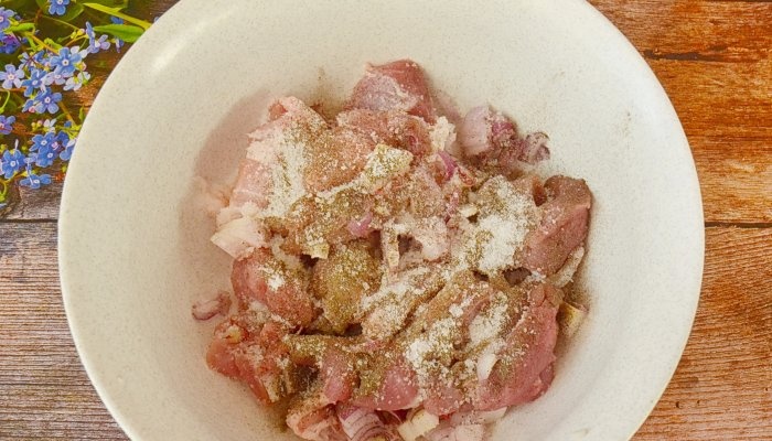 Homemade pork stew