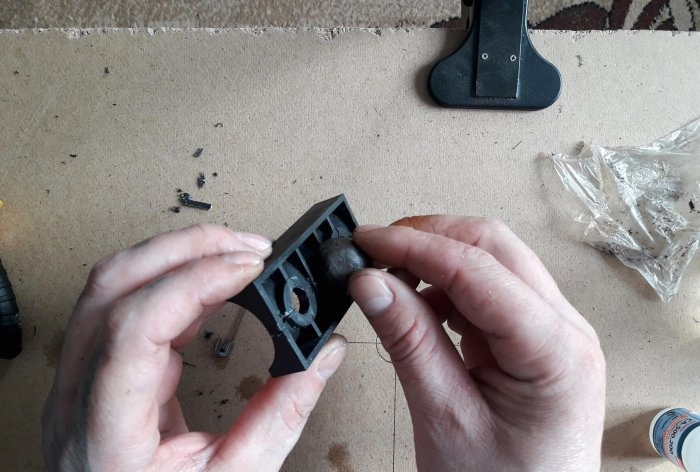 How to repair a broken plastic part