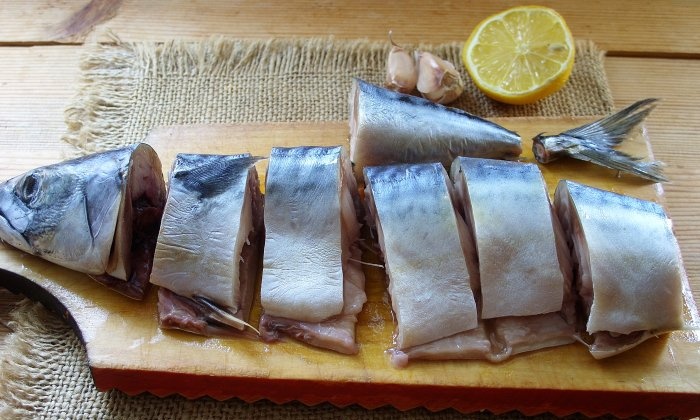 Mackerel in the microwave in 10 minutes