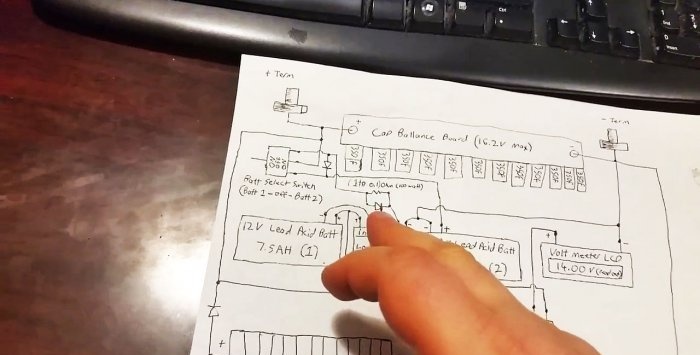 Supercapacitors instead of a battery in a car