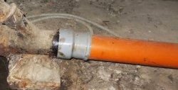 Replacing cast iron drainage system with plastic one