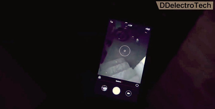 DIY nattesynsenhed fra en mobiltelefon
