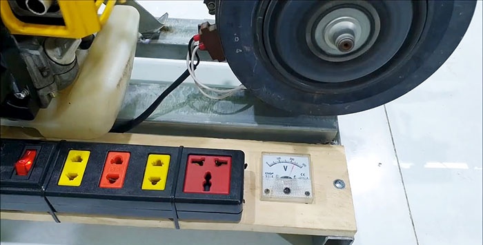 Πώς να φτιάξετε μια γεννήτρια 220 V από μηχανή κοπής