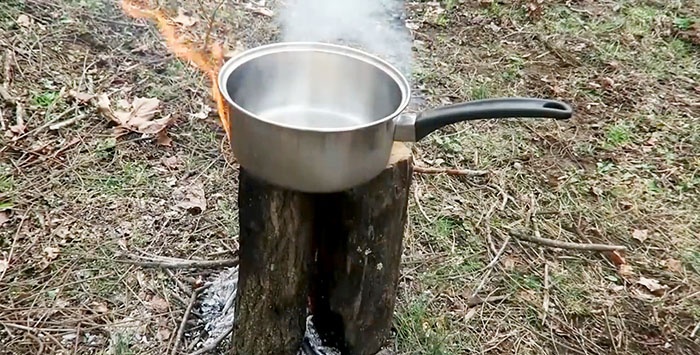 Sieben Möglichkeiten, draußen ein Feuer zu machen