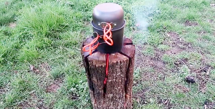 Seven ways to make a fire outdoors