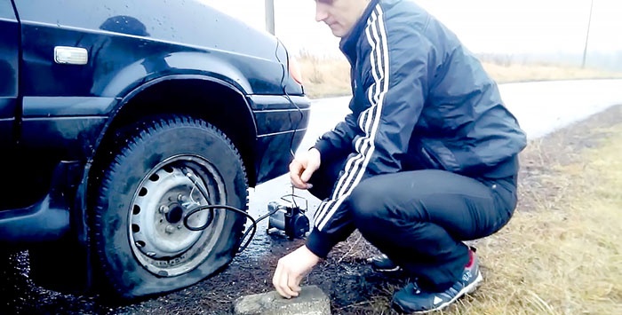 Como trocar um pneu sem macaco