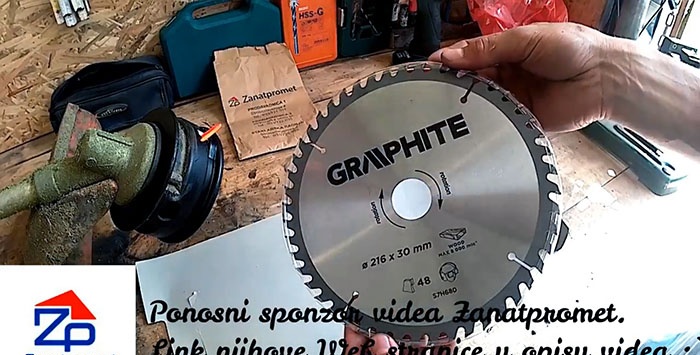 Paano mag-install ng saw blade sa isang trimmer