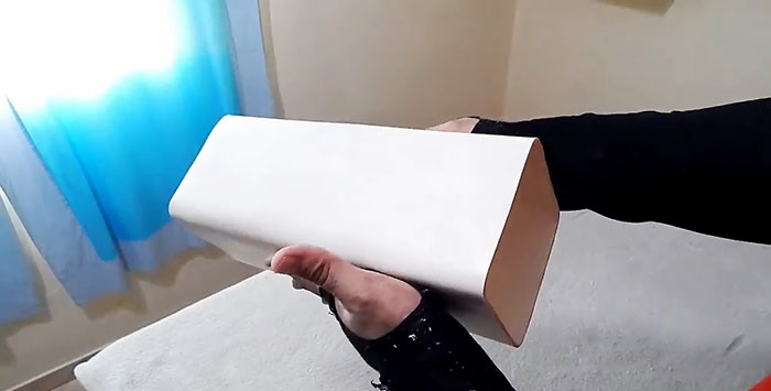 Cum să transformi o țeavă rotundă din PVC într-una pătrată