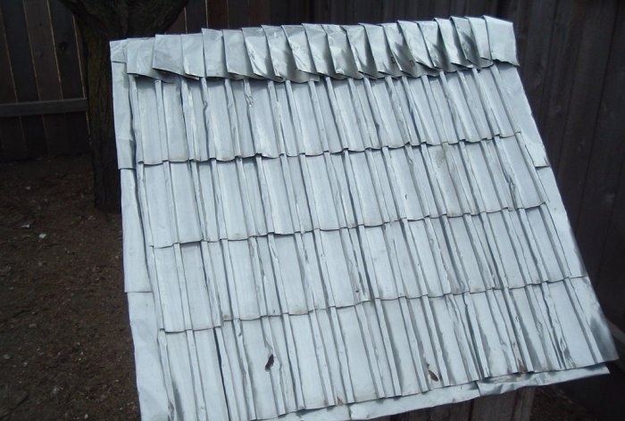 Tagdækning af aluminiumsdåser