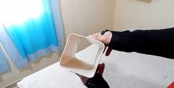 How to turn a round PVC pipe into a square one