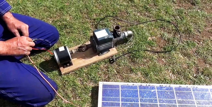Bagaimana untuk membuat pam berkuasa solar untuk menyiram taman anda