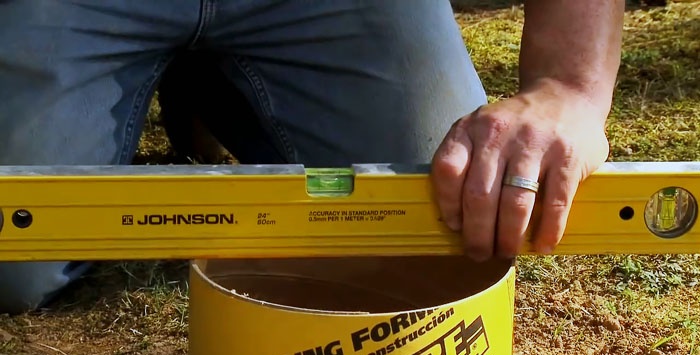 How to quickly and inexpensively pour a foundation on concrete supports