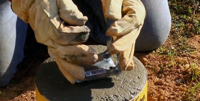 Cum să turnați rapid și ieftin o fundație pe suporturi de beton