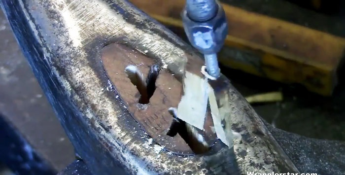 How to remove worn wedges and reattach the ax head to the ax handle