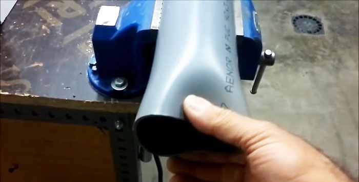 How to make a socket connection with a hair dryer