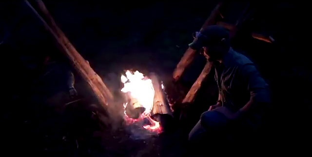 Self-sustaining long-burning fire