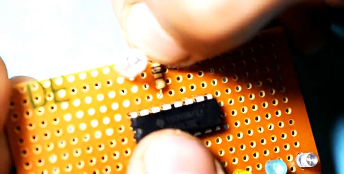 DIY-Lauflichter auf einem Chip