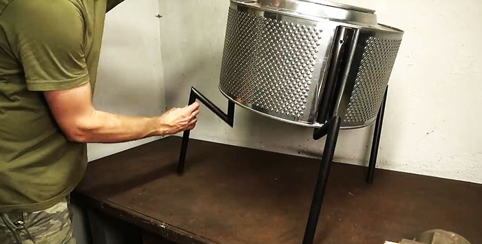 Πώς να φτιάξετε μια σούπερ σχάρα από μεταχειρισμένο τύμπανο πλυντηρίου