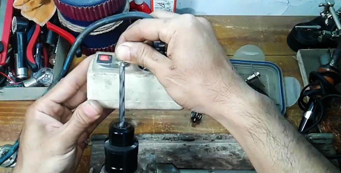 How to install a drill chuck on an angle grinder and why it might be useful