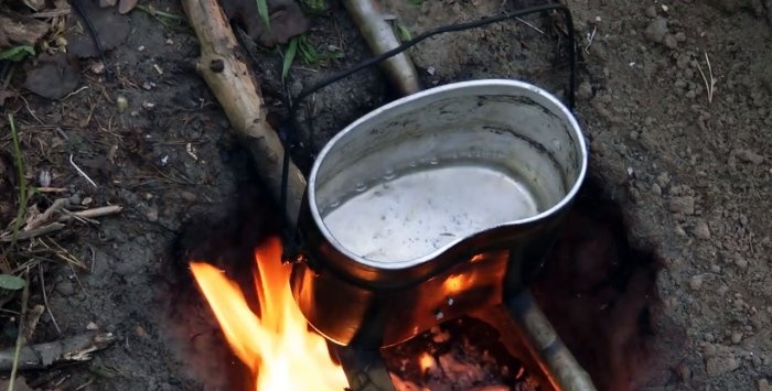 Kako od izviđačke vatre napraviti vatru bez dima