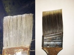 Pagpapanumbalik ng mga lumang brush