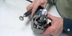 If your Dremel breaks, it doesn’t matter: a grinder can replace it