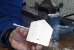 How to quickly make a device for sharpening drills