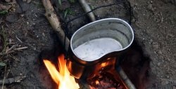 Jak rozdělat skautský oheň (bezdýmný oheň)