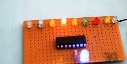 Đèn chạy DIY trên một con chip