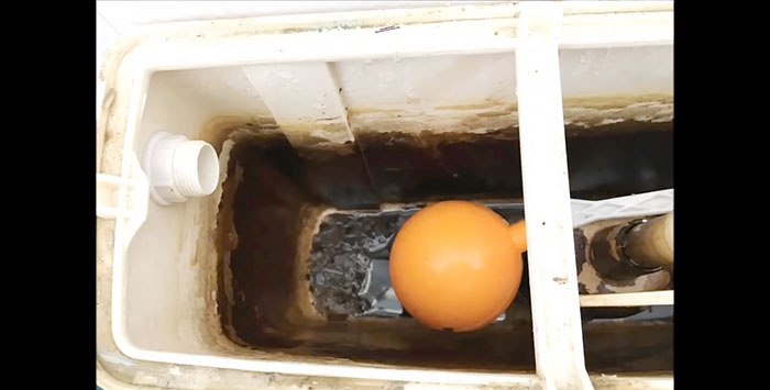 How to remove solid deposits from the cistern using any available method