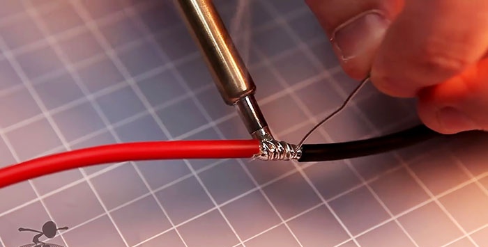 Najmocniejsze połączenie drutów o dużym przekroju bez pogrubiania przez skręcanie