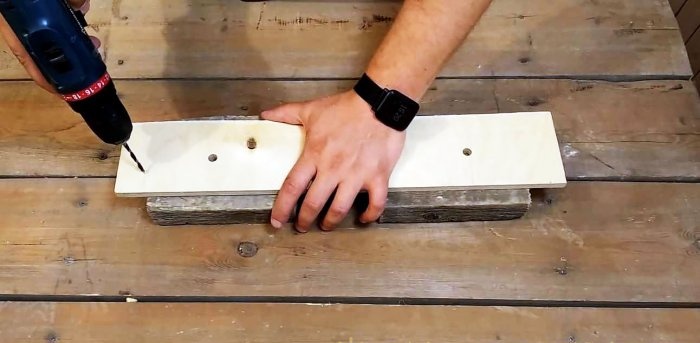 Wie man einen einfachen Tischlerschraubstock für eine Werkbank herstellt