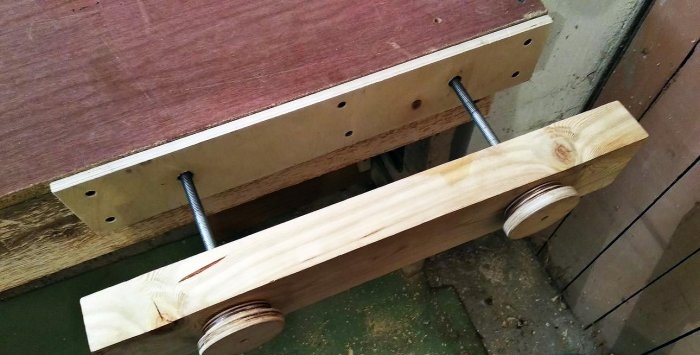 Kako napraviti jednostavan stolarski škripac za radni stol