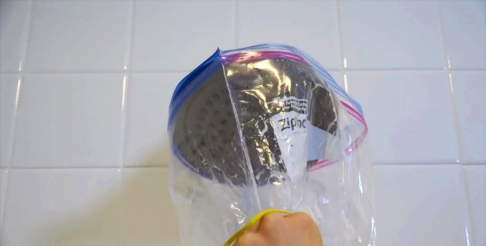How to quickly and easily clean a shower head yourself
