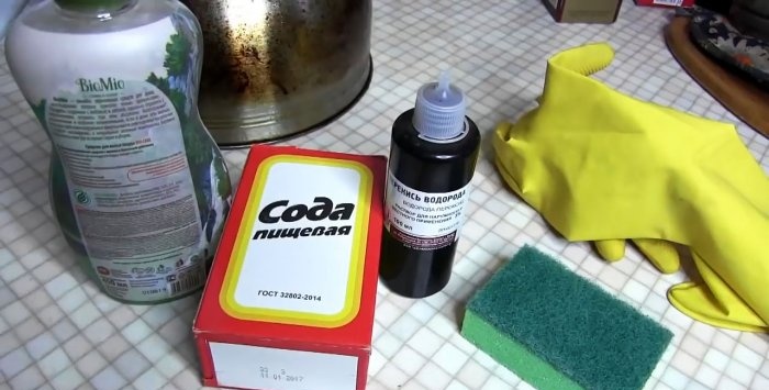 Como limpar pratos de depósitos de carbono e gordura em 10 minutos - faça um super limpador com suas próprias mãos