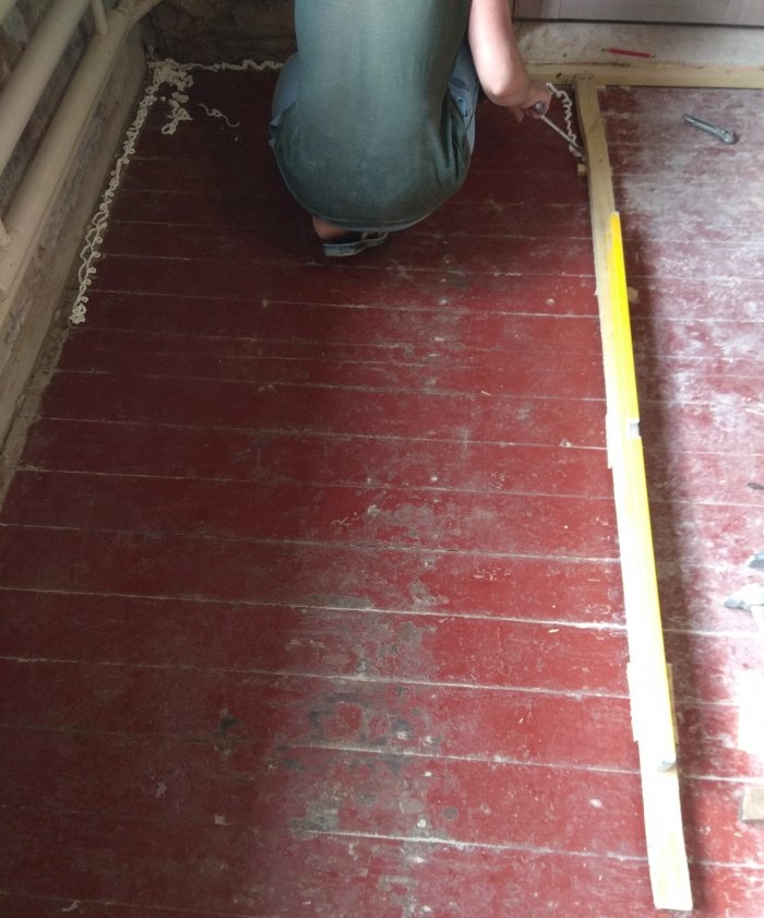 Изолация на подове с пеноплекс и OSB листове