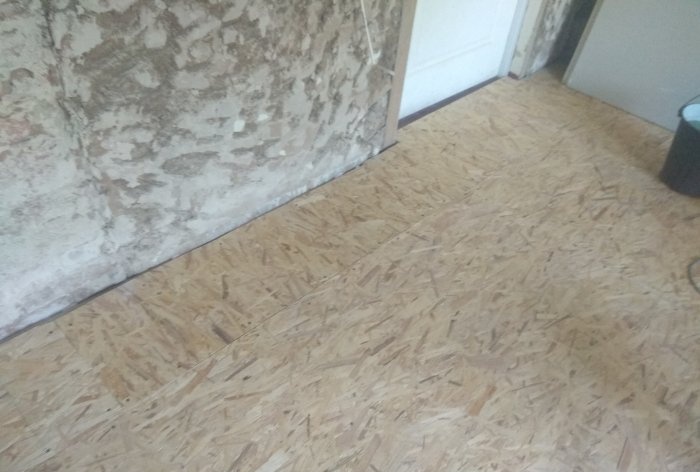 Изолация на подове с пеноплекс и OSB листове