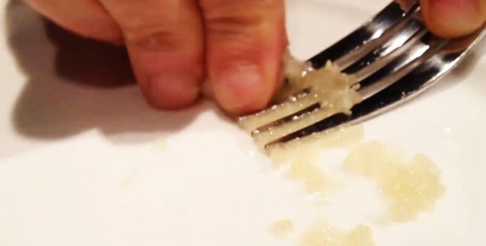 I no longer use a garlic press - a useful trick for chopping garlic