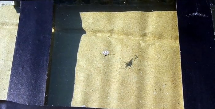 Simple repair of a chip on a car windshield