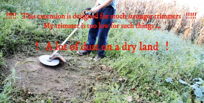 Do-it-yourself cultivator from a brush cutter