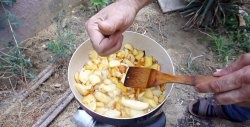 Do-it-yourself portable miracle stove from an old canister