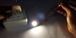 Bir LED matrisi için en basit transformatörsüz güç kaynağı